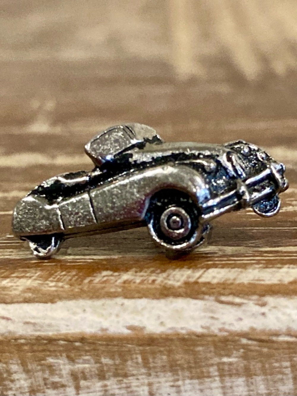 Vintage Silver-Tone Car Lapel Pin - Picture 7 of 15